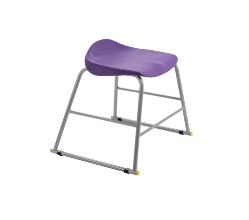 Titan Stool Size 3 Grey Frame Purple