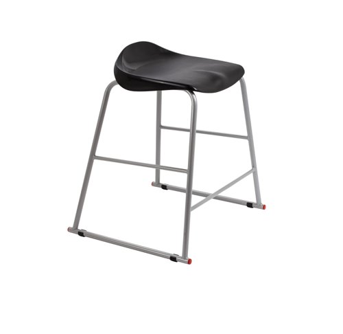 Titan Stool Size 4 Grey Frame Black