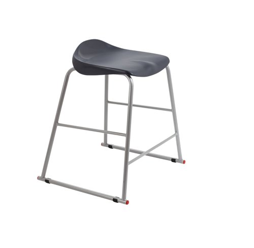 Titan Stool Size 4 Grey Frame Charcoal