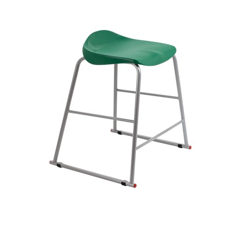 Titan Stool Size 4 Grey Frame Green