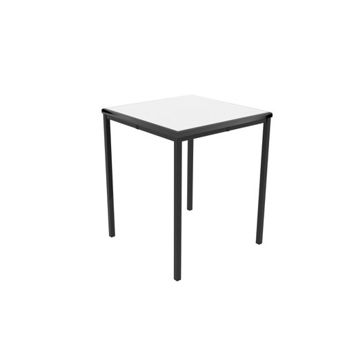 Titan Table 600 X 600 X 590 - Grey Top / Black Frame