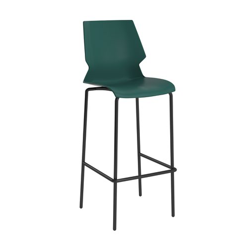Titan Uni High Chair - Grey Frame / Green Seat