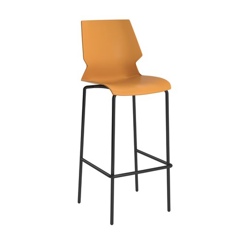 Titan Uni High Chair - Grey Frame / Yellow Seat