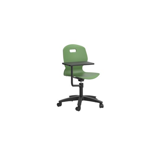 Arc Swivel Chair with Arm Tablet Forest