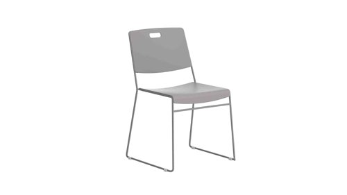 Arc High Density Stacker Chair Grey