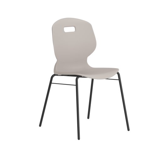 Arc 4 Leg Chair with Brace Size 5 Grey