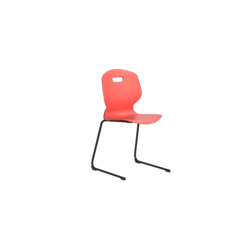TA4_5C Arc Reverse Cantilever Chair Size 5 Coral