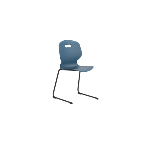 TA4_5SB Arc Reverse Cantilever Chair Size 5 Steel Blue