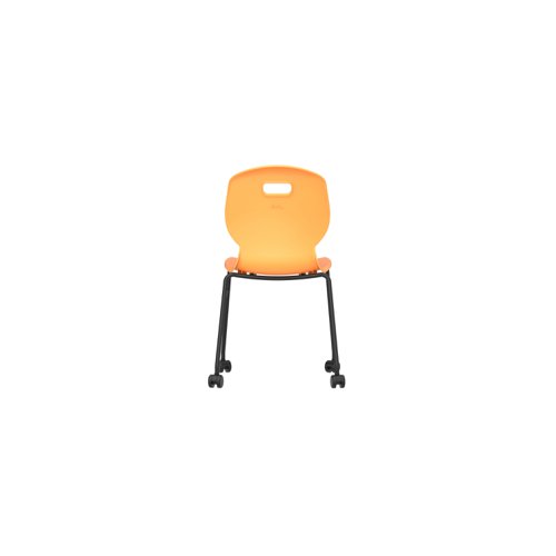 Titan Arc Mobile Four Leg Chair Size 6 Marigold KF77836 Titan