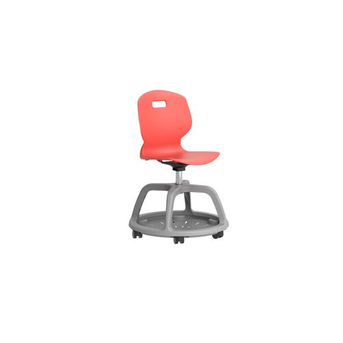 Arc Community Swivel Chair Coral