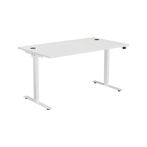 E Desk KD 1400 X 800 White-White
