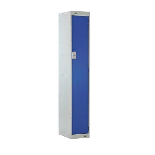 Locker 1 Door 300mm Deep Blue/Grey