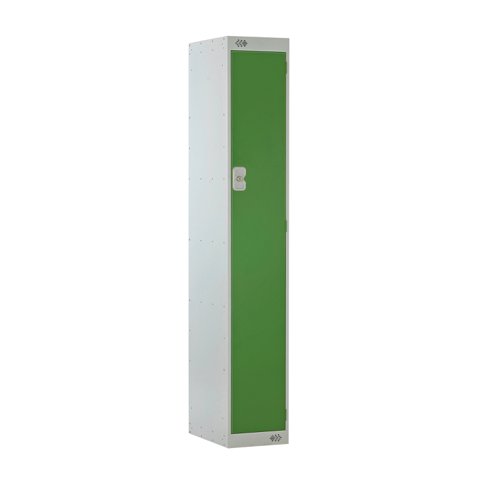 TC1DRLK30GR | Keep personal items and workwear safe and secure with this sturdy steel locker. Available with a choice of door colours to match the aesthetics of your workplace.