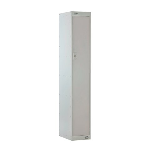 Locker 1 Door 300mm Deep Light Grey/Grey