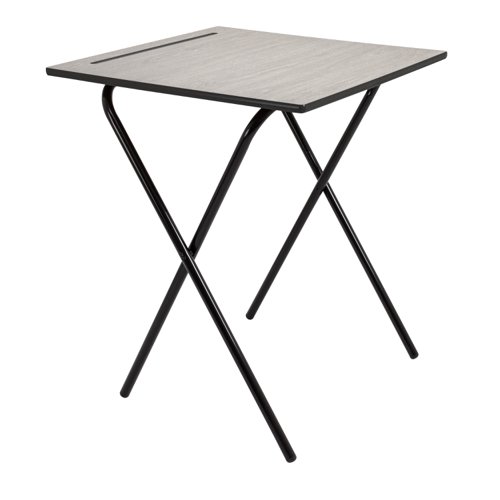 Titan Economy Folding Exam Desk 2 Pack Grey/Black