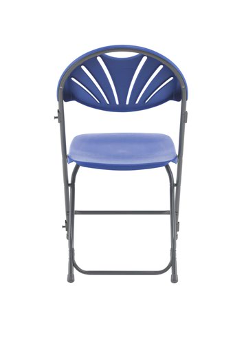 TCFAFC2LK-B Titan Linking Fan Back Folding Chair Blue