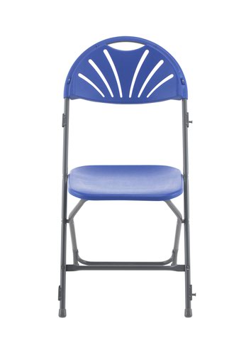 KF78658 | Durable, lightweight folding chair ideal for internal use in assemblies, exhibitions and other events. The seat has an integrated linking strip and folds for easy compact storage. Measuring 445x460x870mm, this pack contains 1 chair in blue.