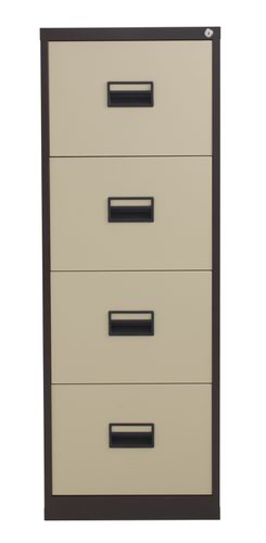 TCS4FC-CC | The TC Steel 4 Drawer Filing Cabinet is the perfect solution for your office storage needs. Made from high-quality steel, this 4 drawer steel filing cabinet is built to last. With 100% drawer extension, you can easily access all your files and documents. The anti-tilt feature ensures that the cabinet stays stable and prevents accidents. The cabinet fits A4 side to side with filing bar and foolscap side to side, making it versatile and accommodating to your filing needs. With its sleek design and durable construction, the TC Steel 4 Drawer Filing Cabinet is a must-have for any office.
