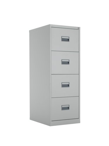 TC Steel 4 Drawer Filing Cabinet : Grey