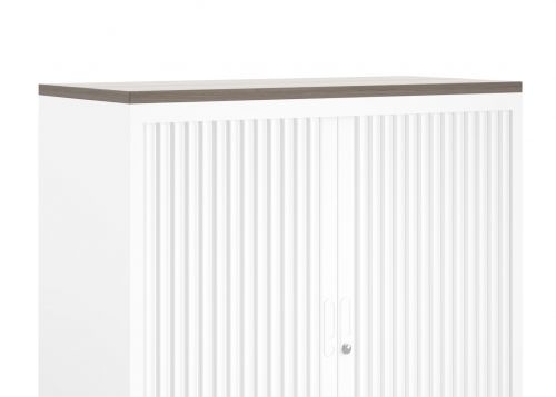 Talos Tambour Wooden Top Grey Oak W1000 x D450 x H25mm TCS-TAM-TOPGO