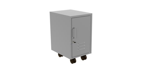 Talos mobile personal Locker Silver