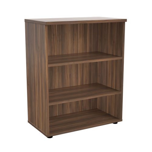 1000 Wooden Bookcase (450mm Deep) Dark Walnut