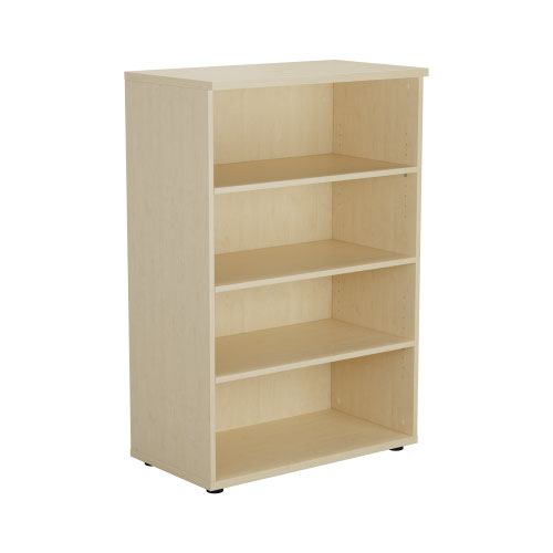 1200 Wooden Bookcase (450mm Deep) Maple