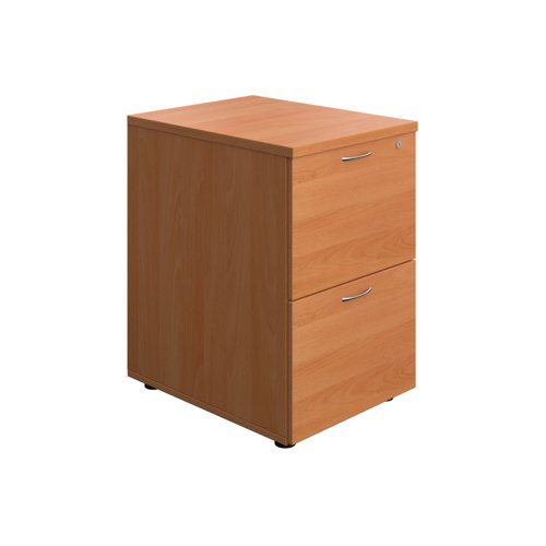 Essentials Filing Cabinet 2 Drawer : Beech