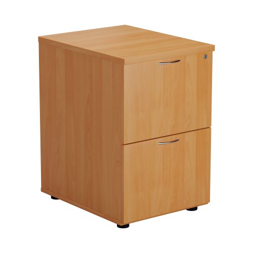 2 Drawer Filing Cabinet - Beech Version 2