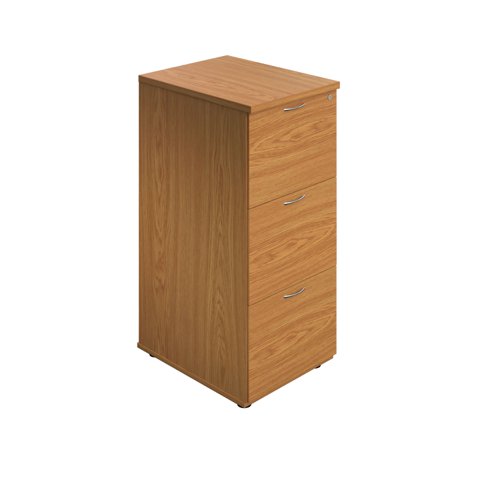 TES3FCNO Essentials Filing Cabinet 3 Drawer Nova Oak