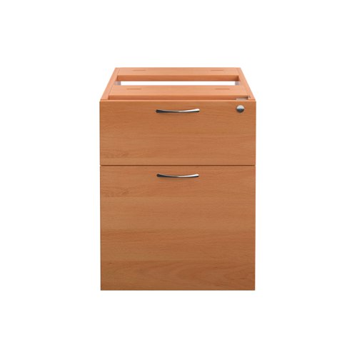 The Essentials Fixed Pedestal 2 Drawers is the perfect solution for storing important documents or information. With its two drawer pedestal design, you can easily organize and access your files. The lockable feature ensures that your documents are safe and secure. Made from sturdy and longwearing wooden material, this pedestal is built to last. The suspension filing system allows for easy access to your files and ensures that they are kept in good condition. Whether you're working from home or in the office, the Essentials Fixed Pedestal 2 Drawers is a must-have for anyone who needs a reliable and efficient storage solution.