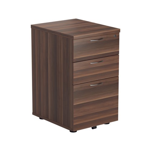 Under Desk Pedestal 3 Drawer (FSC) Dark Walnut