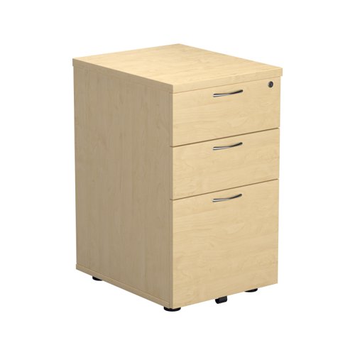 Under Desk Pedestal 3 Drawer (FSC) Maple