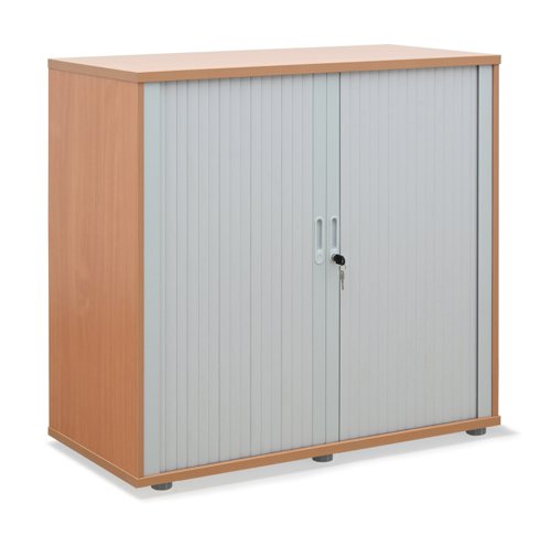 Wooden Side Opening Tambour (FSC) 1020mm High Beech