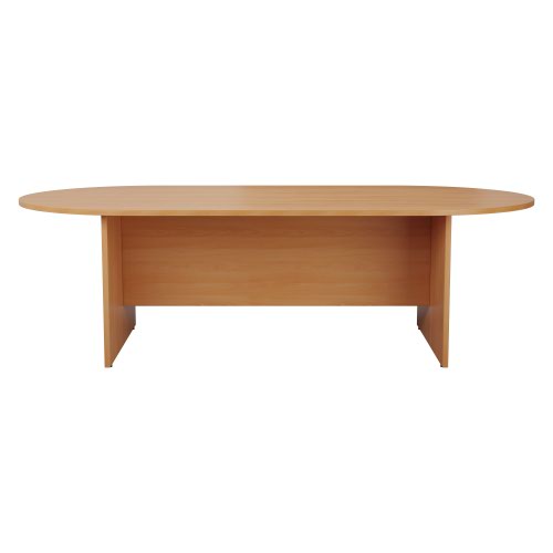 TK1810DEBE2 | Introducing our D-End Meeting Table, the perfect addition to any boardroom. Crafted with high quality materials, this table boasts a 25mm top thickness for added durability. The curved edges provide a sleek and stylish finish, while also ensuring a secure and sturdy surface for all your important meetings. Whether you're hosting a large conference or a small team meeting, this table is perfect for all your boardroom needs. Invest in our D-End Meeting Table today and elevate your workspace to the next level.
