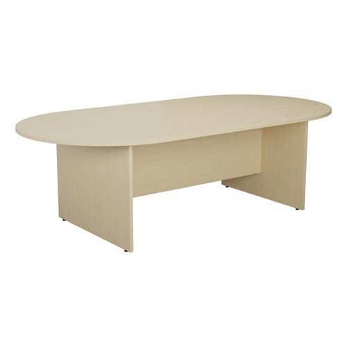 D-End Meeting Table (FSC) 2400mm Maple