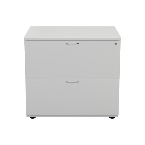 TKDH800SFWH | The Heavy Duty 2 Drawer Side Filer is the perfect solution for storing large amounts of information and documents. With A4 suspension filing and 100% drawer extension, this side filer is ideal for offices or storage rooms. The heavy-duty construction ensures durability and longevity, while the two drawers provide ample space for all your filing needs. Whether you need to store important documents or simply want to keep your workspace organised, the Heavy Duty 2 Drawer Side Filer is the perfect choice. So why wait? Invest in this high-quality side filer today and enjoy the benefits of a well-organised workspace!