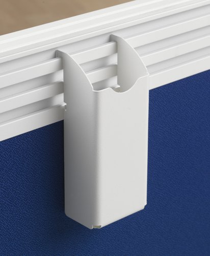 Metal Pen Tray White