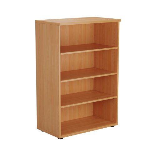Wooden Bookcase 1200 (450mm Deep) - Beech