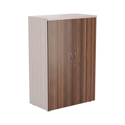 Wooden Storage Cupboard Doors : 1200mm : Dark Walnut