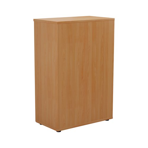 WDS1245CPBE | Introducing our Wooden Cupboard, designed to provide you with ample storage space while adding a touch of elegance to your home or office. Crafted with 18mm one piece MFC back panel and 25mm top and bottom panels, this cupboard is built to last. The lockable doors with silver handles ensure the safety of your belongings, while the black adjustable feet allow for easy levelling on any surface. The fully adjustable shelves provide flexibility to accommodate items of various sizes. With its sleek design and sturdy construction, our Wooden Cupboard is the perfect addition to any space.