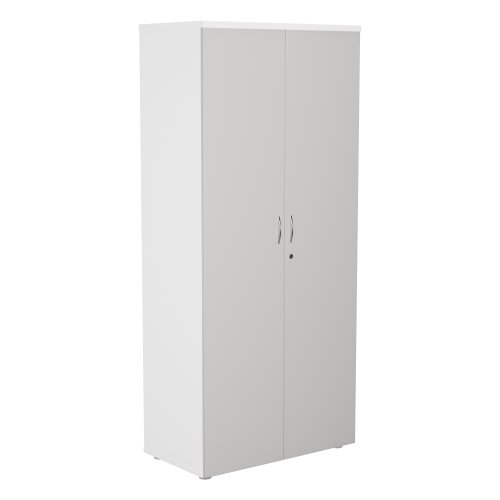Wooden Storage Cupboard Doors 1800mm White