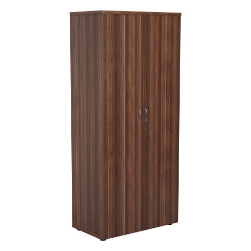 WDS1845CPDW | Introducing our Wooden Cupboard, designed to provide you with ample storage space while adding a touch of elegance to your home or office. Crafted with 18mm one piece MFC back panel and 25mm top and bottom panels, this cupboard is built to last. The lockable doors with silver handles ensure the safety of your belongings, while the black adjustable feet allow for easy levelling on any surface. The fully adjustable shelves provide flexibility to accommodate items of various sizes. With its sleek design and sturdy construction, our Wooden Cupboard is the perfect addition to any space.