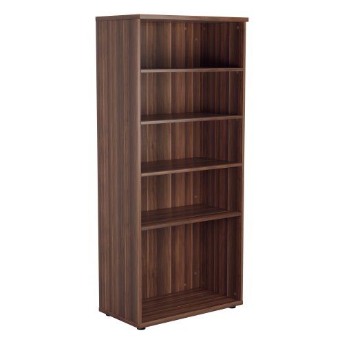 Wooden Bookcase 1800 (450mm Deep) - Dark Walnut