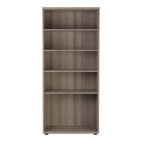 Wooden Bookcase (FSC) 1800 Grey Oak