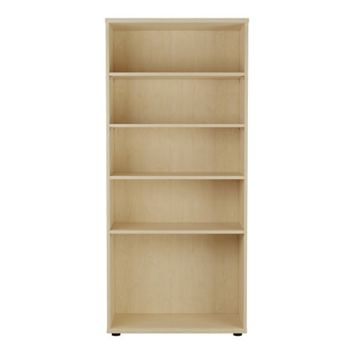 Wooden Bookcase, designed to provide you with a stylish and practical storage solution for your books and other items. Made with an 18mm one piece MFC back panel, 25mm top and bottom panels, and black adjustable feet for levelling, this bookcase is built to last. The fully adjustable shelves allow you to customize the space to fit your needs, and three shelves are supplied as standard. With its sleek design and durable construction, this bookcase is perfect for any home or office. Get organised and add a touch of elegance to your space with our Wooden Bookcase.