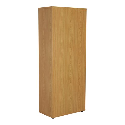 WDS2045CPNO | Introducing our Wooden Cupboard, designed to provide you with ample storage space while adding a touch of elegance to your home or office. Crafted with 18mm one piece MFC back panel and 25mm top and bottom panels, this cupboard is built to last. The lockable doors with silver handles ensure the safety of your belongings, while the black adjustable feet allow for easy levelling on any surface. The fully adjustable shelves provide flexibility to accommodate items of various sizes. With its sleek design and sturdy construction, our Wooden Cupboard is the perfect addition to any space.