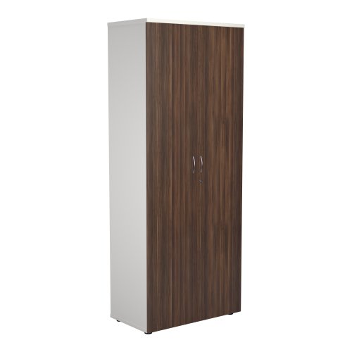 Wooden Cupboard (FSC) 2000 Dark Walnut/White