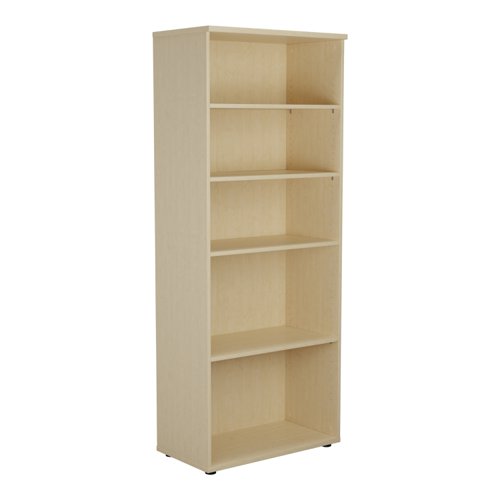 Wooden Bookcase, designed to provide you with a stylish and practical storage solution for your books and other items. Made with an 18mm one piece MFC back panel, 25mm top and bottom panels, and black adjustable feet for levelling, this bookcase is built to last. The fully adjustable shelves allow you to customize the space to fit your needs, and three shelves are supplied as standard. With its sleek design and durable construction, this bookcase is perfect for any home or office. Get organised and add a touch of elegance to your space with our Wooden Bookcase.