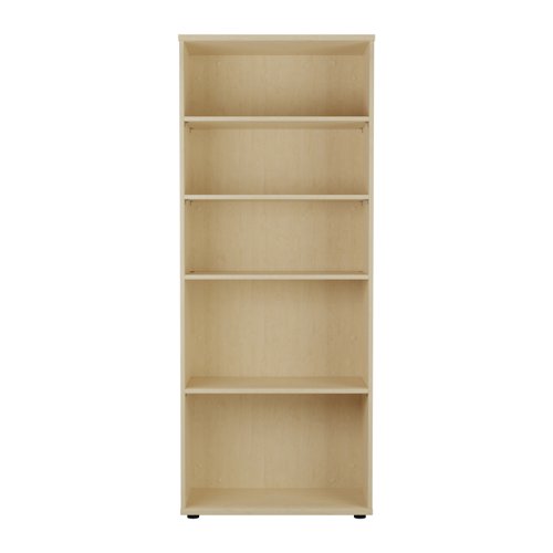 Wooden Bookcase, designed to provide you with a stylish and practical storage solution for your books and other items. Made with an 18mm one piece MFC back panel, 25mm top and bottom panels, and black adjustable feet for levelling, this bookcase is built to last. The fully adjustable shelves allow you to customize the space to fit your needs, and three shelves are supplied as standard. With its sleek design and durable construction, this bookcase is perfect for any home or office. Get organised and add a touch of elegance to your space with our Wooden Bookcase.